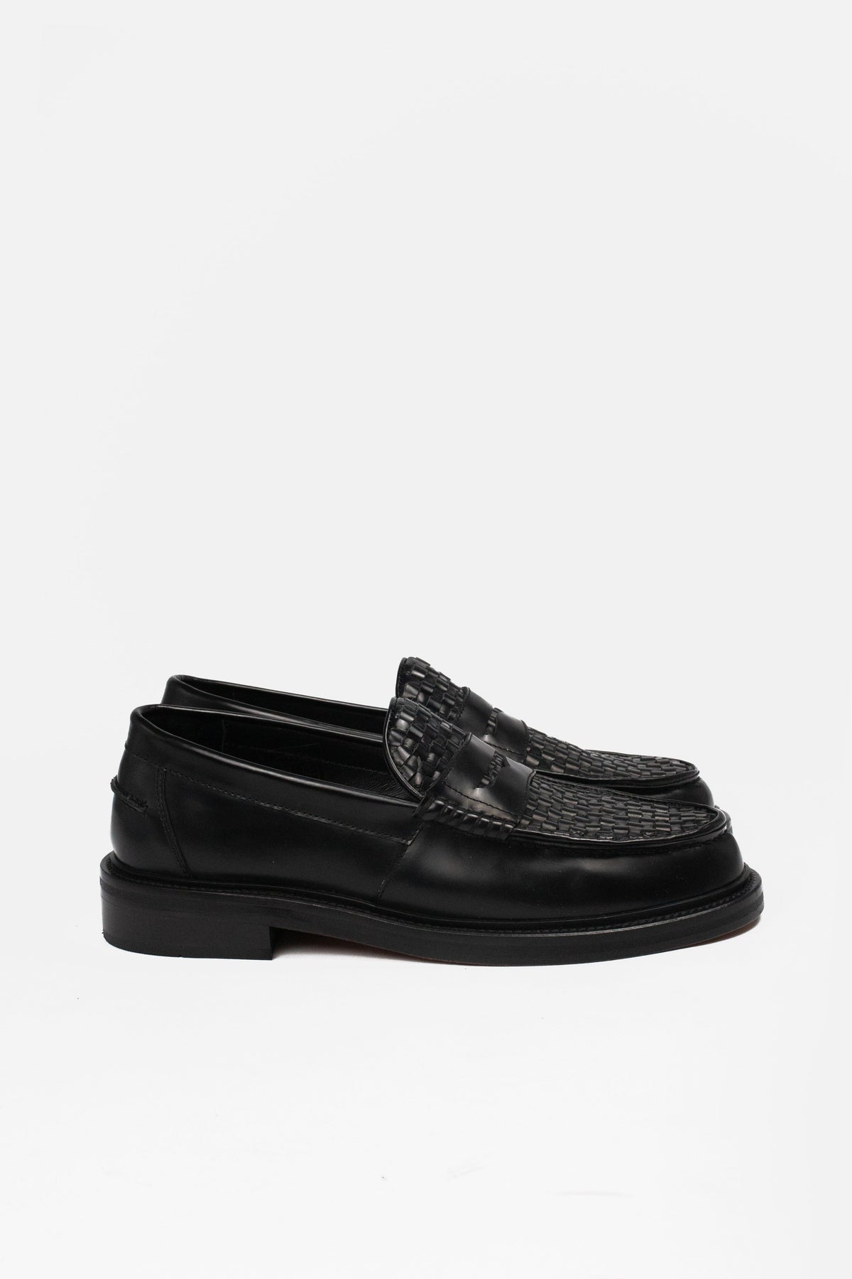 Brummel Basket Weave Black - Loafer – The Modfather Clothing  display picture 3