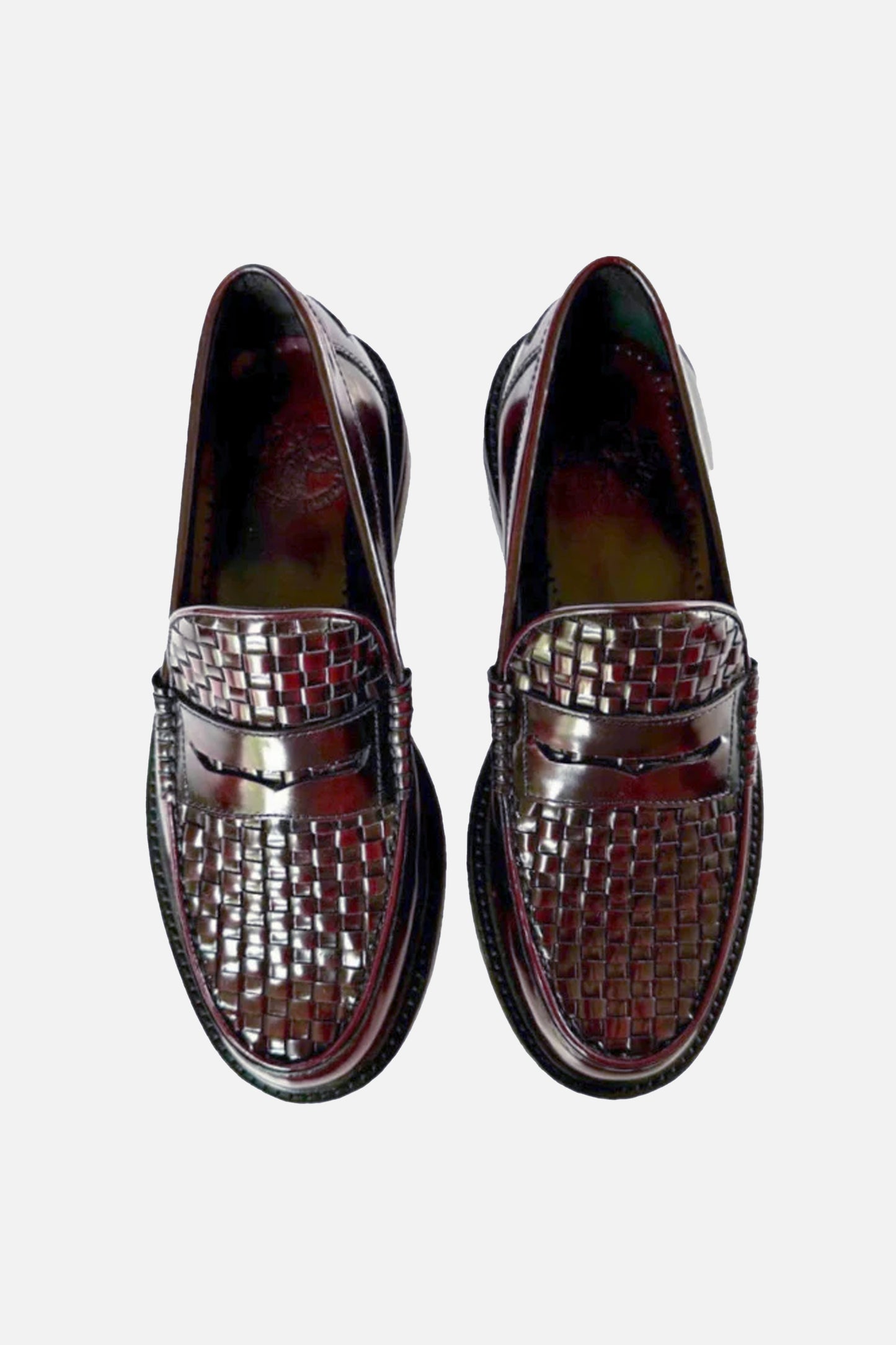 Brummel Basket Weave Oxblood - Loafer