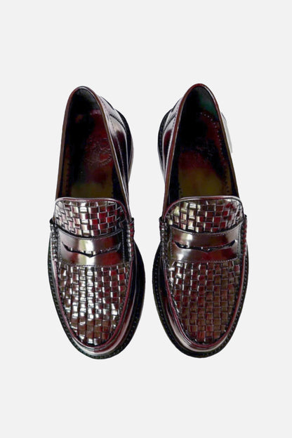 Brummel Basket Weave Oxblood - Loafer