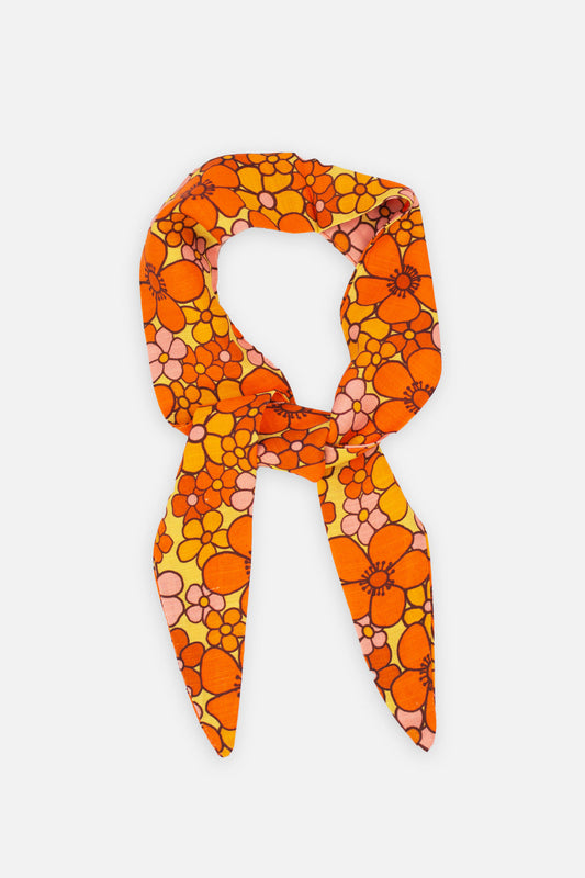 Exclusive 'Dolly' California Poppy Pink - Scarf