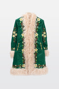 Penny Lane Fur Collar Clover - Coat