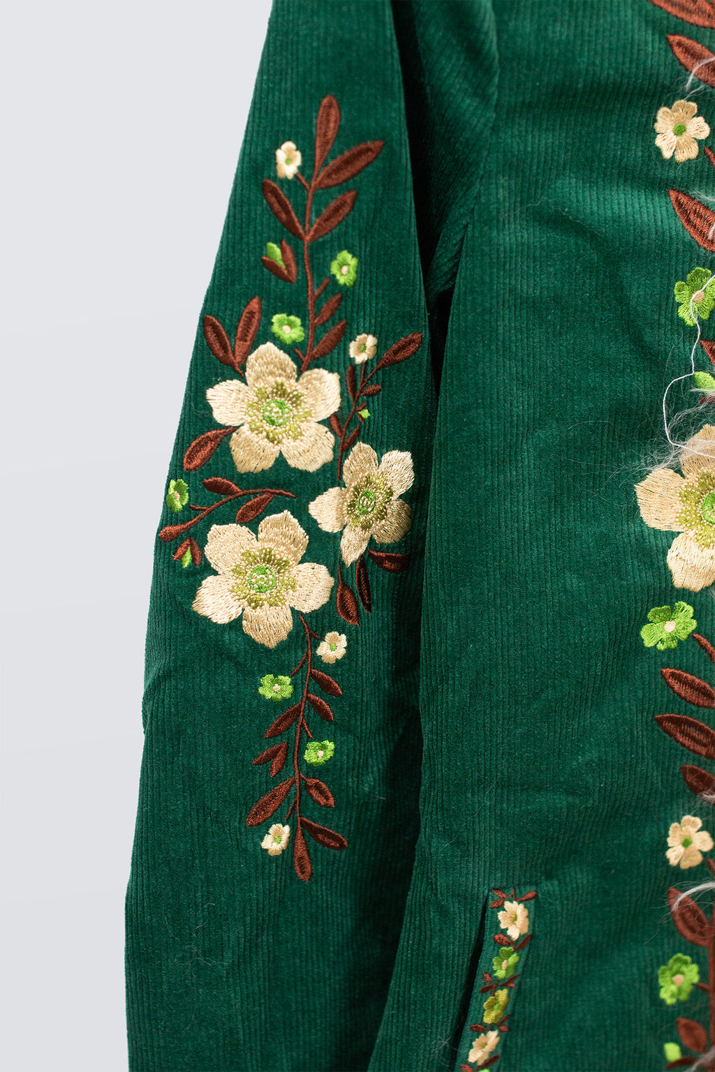 Penny Lane Fur Collar Clover - Coat