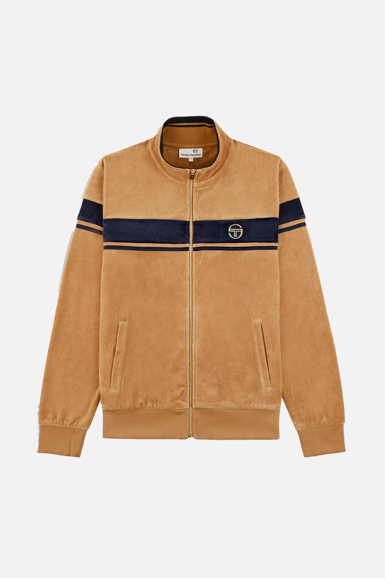 Damarindo Velour Almond/Maritime Blue - Track Top