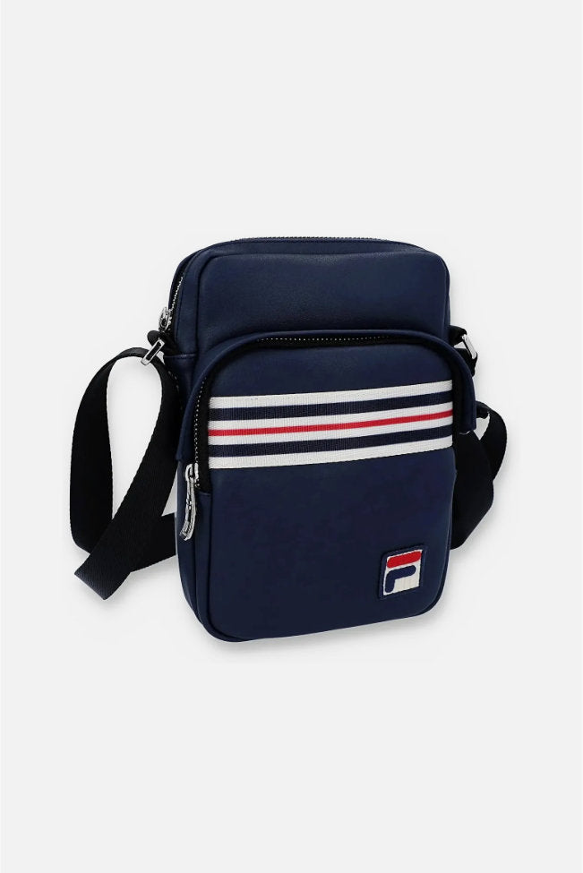 Drees Faux Leather Navy - Crossbody Bag