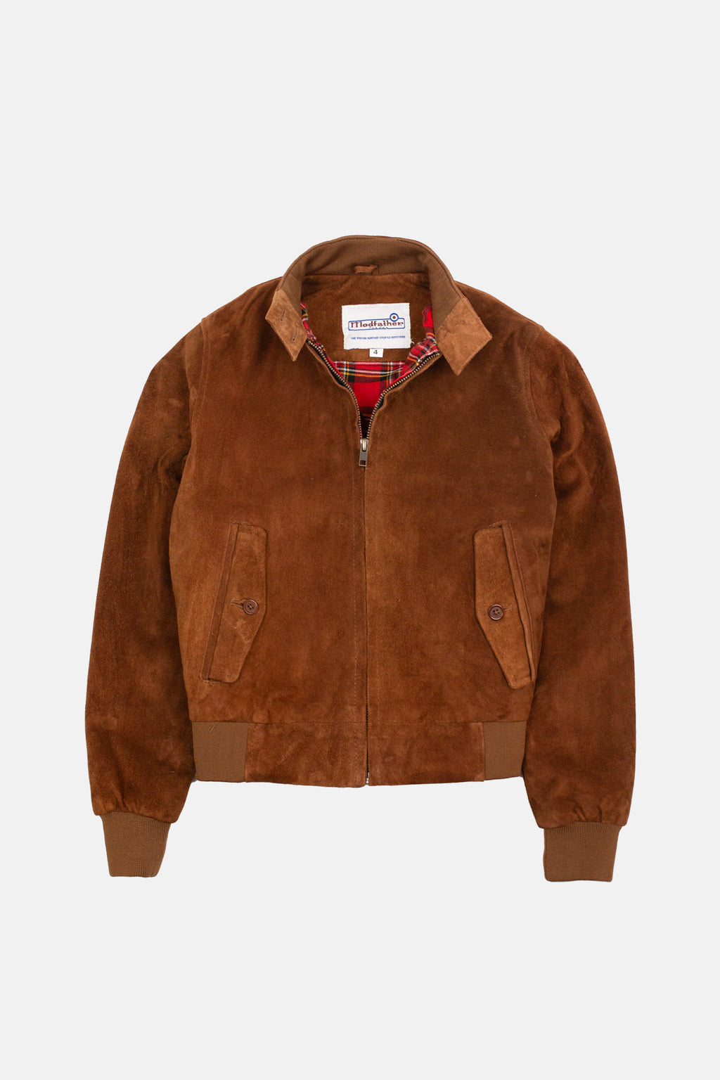 Women's Tobacco Suede Premium - Harrington Jacket
