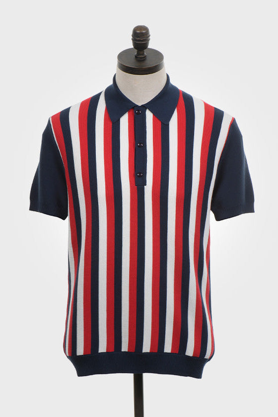Jim Navy Blue - Knitted Polo