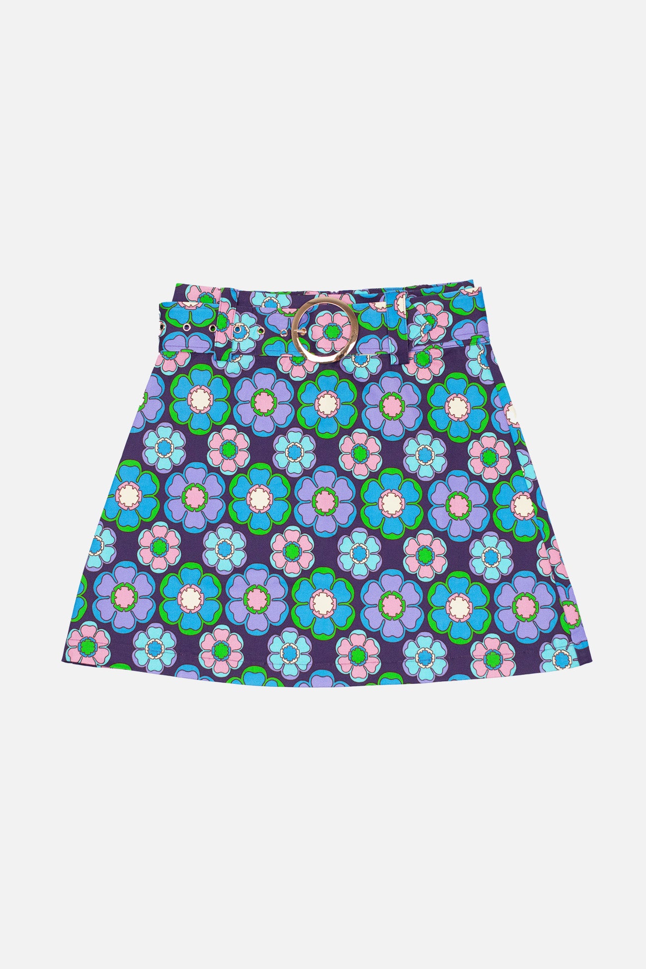 Exclusive 'Cher' Mod Blossom Blue - Skirt