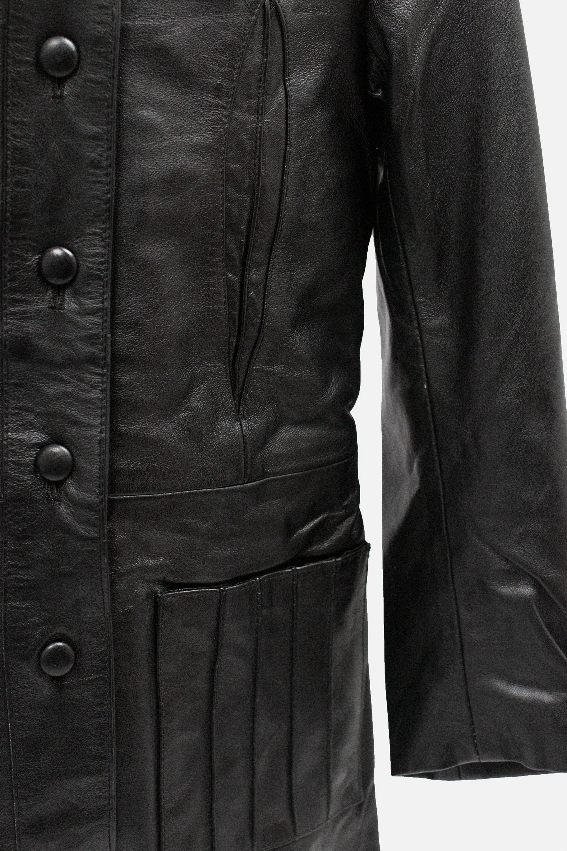 The "Avery" Black - Leather Jacket