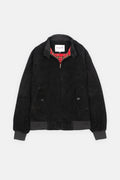 Men’s Premium Suede Black - Harrington Jacket