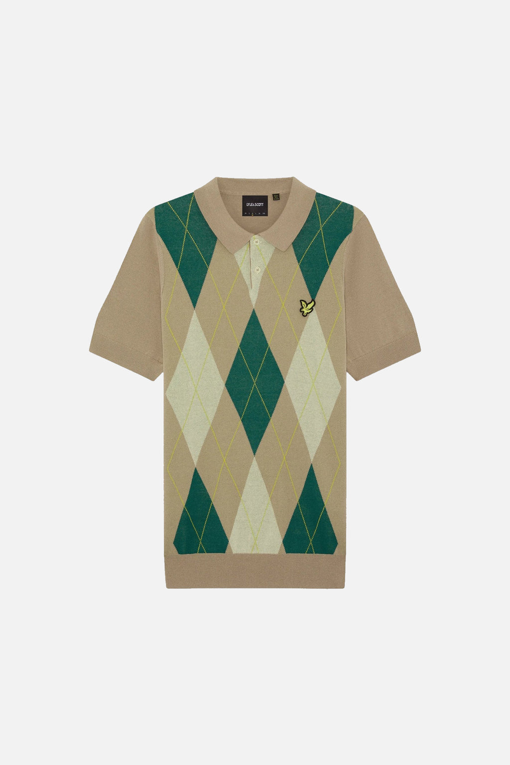 Archive Argyle Camel Knitted - Polo