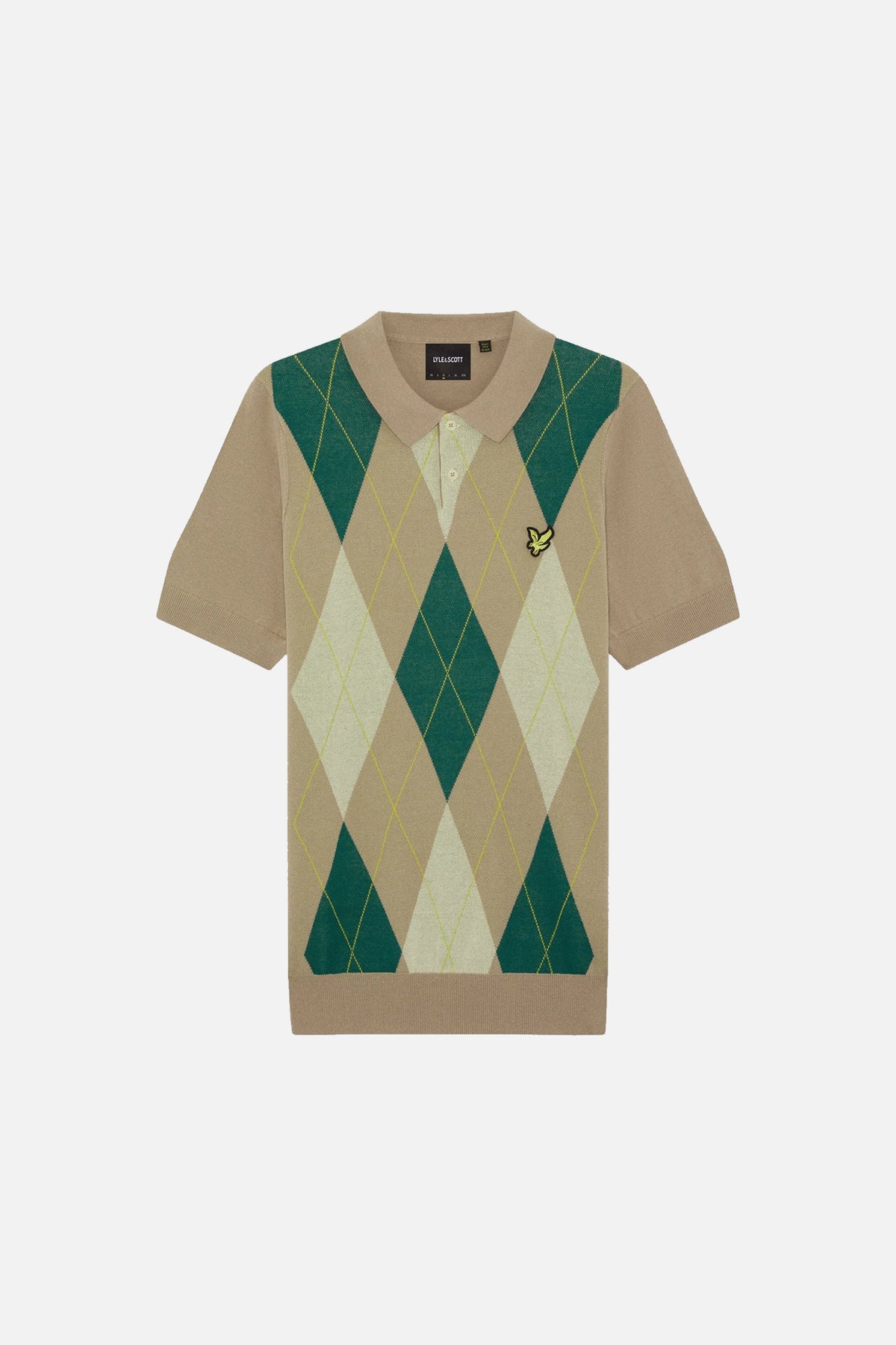 Archive Argyle Camel Knitted - Polo