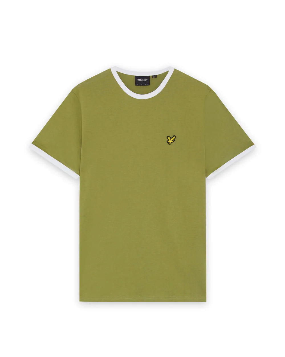 Ringer Cotton Crew Neck T-Shirt