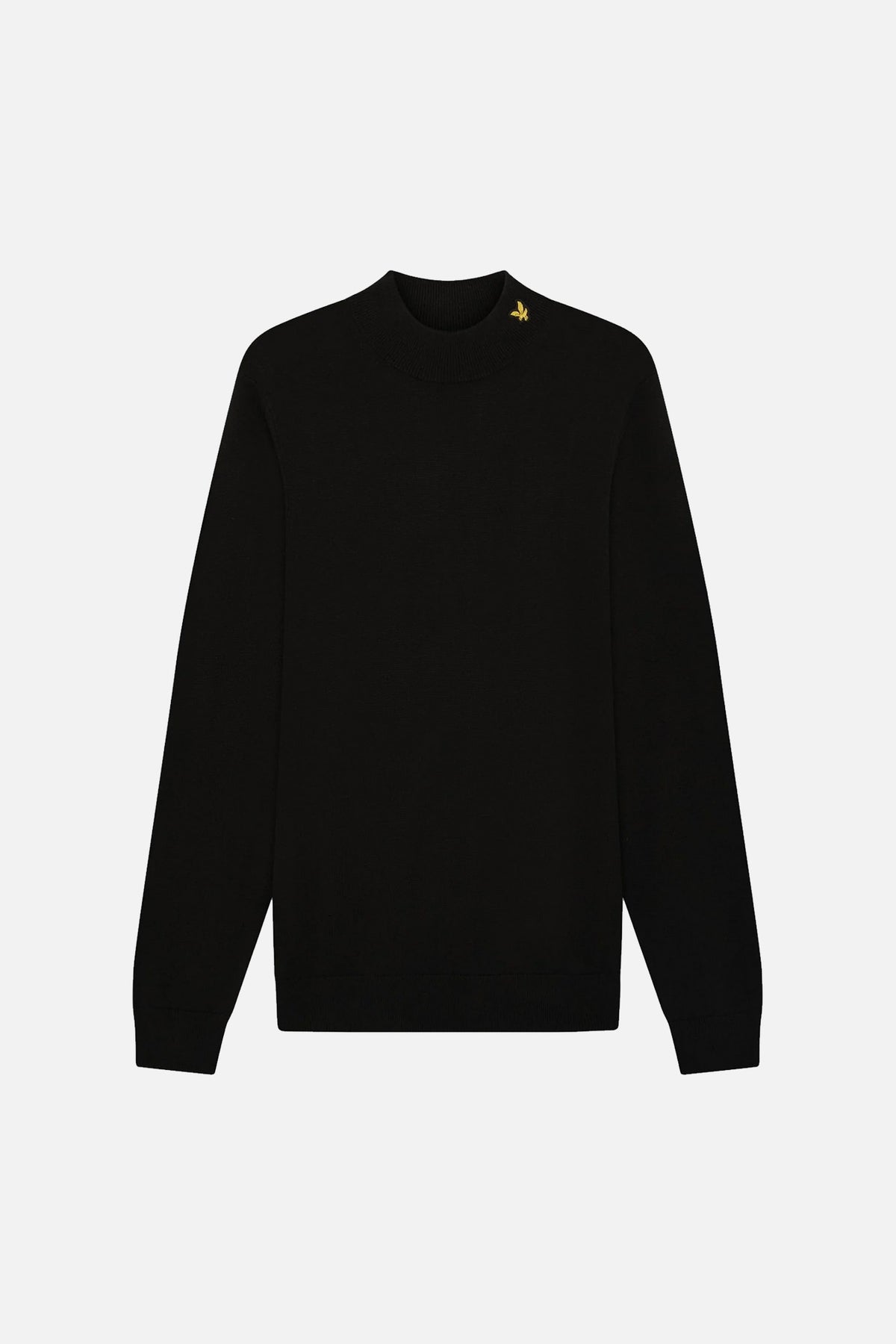 Jet Black - Knitted Turtle Neck