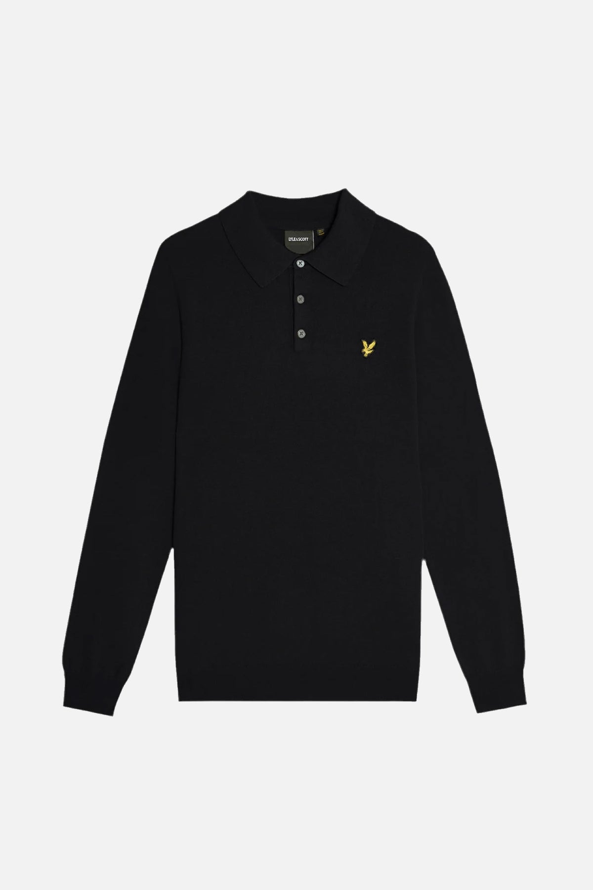 Merino Blend Navy Knitted - Polo