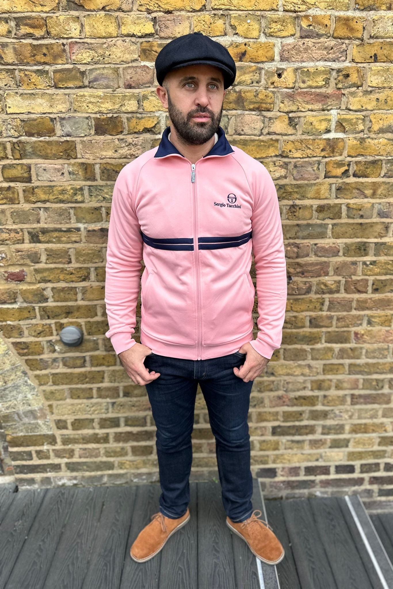 Dallas Quartz Pink / Maritime Blue- Track Top