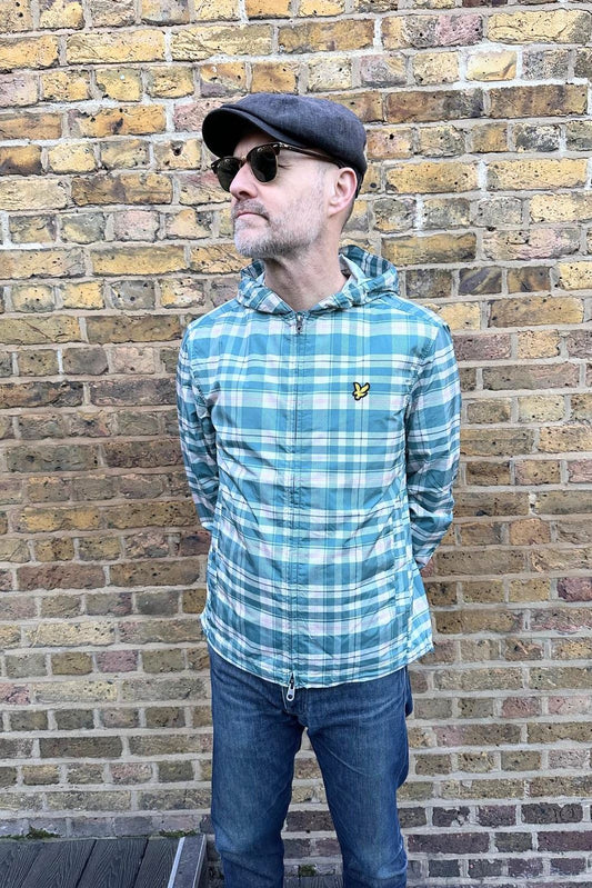 Tartan Hooded Zip Through Everglade - Jacket