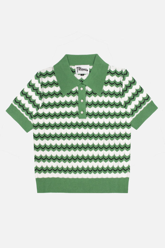 Supreme Fine Gauge Verde - Polo Knit