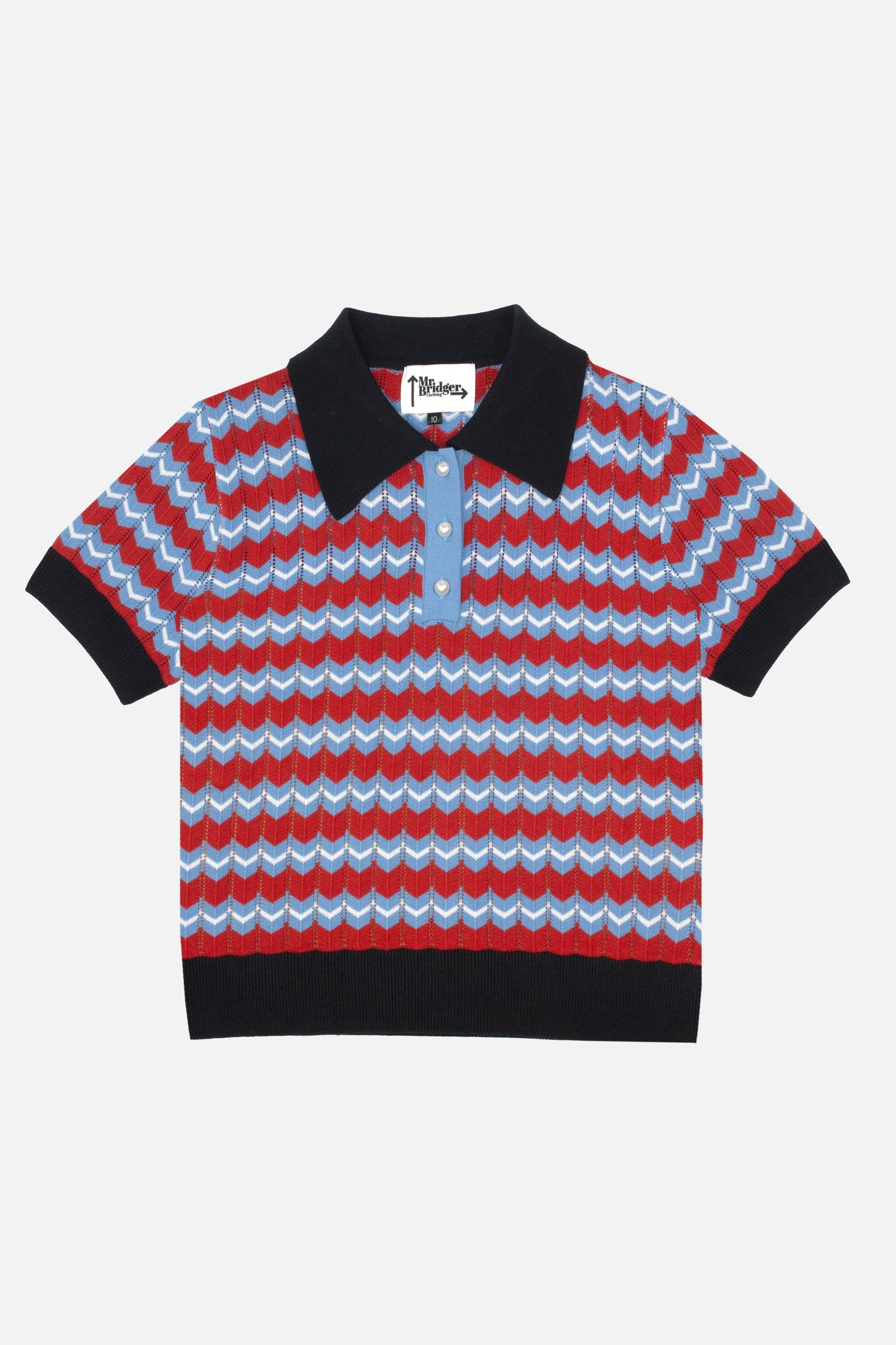 Supreme Fine Gauge Sky - Polo Knit