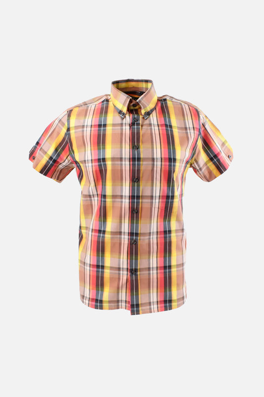 Slim Fit Check Spice - Shirt