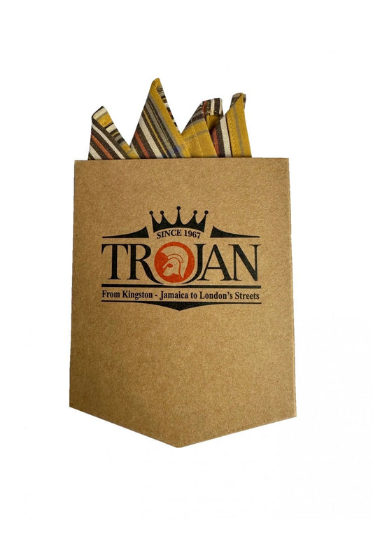 Large Check Mustard Button Down - Shirt