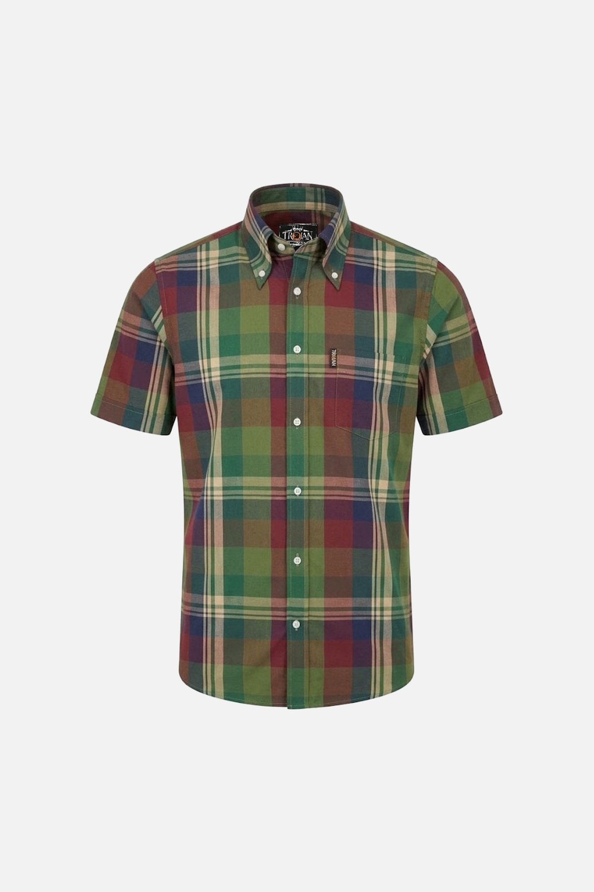 Large Army Tartan Check- Shirt