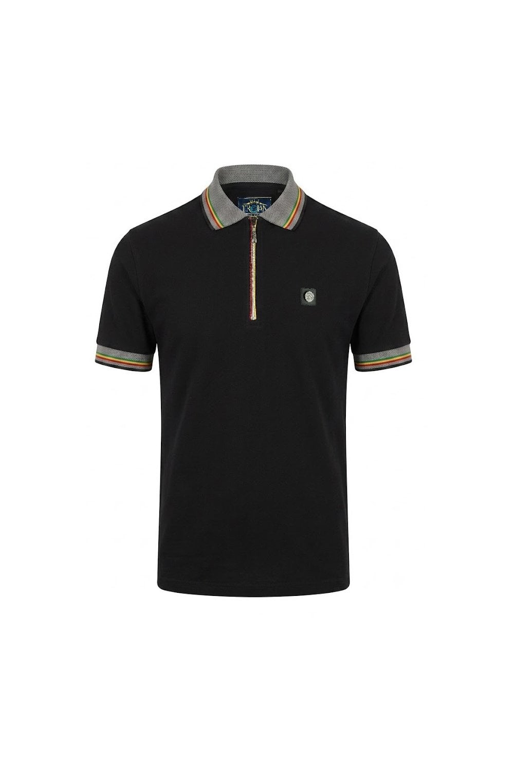 Oxford Collar Zip Pique - Polo