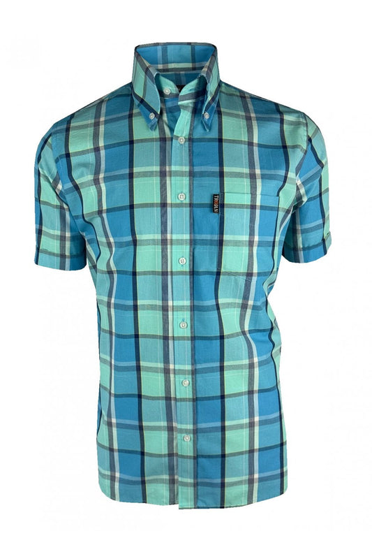 Pastel check with free matching pocket square TC/1045 - Shirt