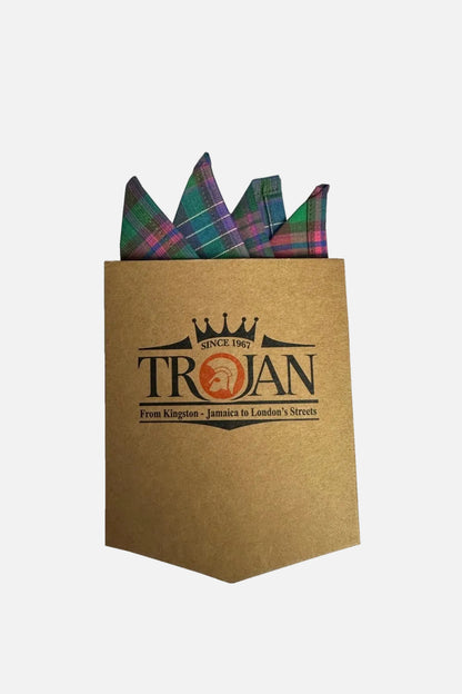 Tartan Check Chocolate Button Down - Shirt