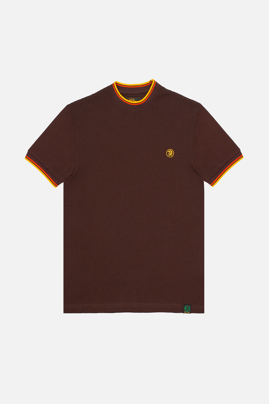 TC/1037 Twin Tipped Textured Chocolate - T-Shirt